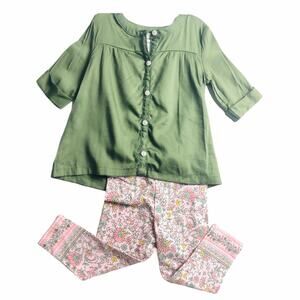 Carter's Baby Matching Floral Matching Set Sz 18M